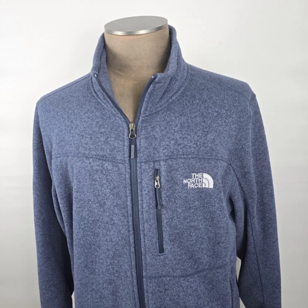 The North Face Men's XL Sweater Fleece Full Zip Jacket - Urban Navy Heather
